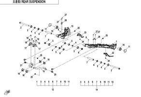 Задняя подвеска (F06-1)