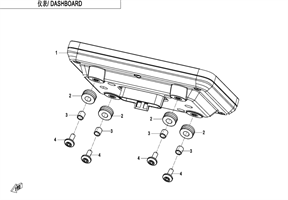 Приборная панель (7 дюймов) (F17-A)
