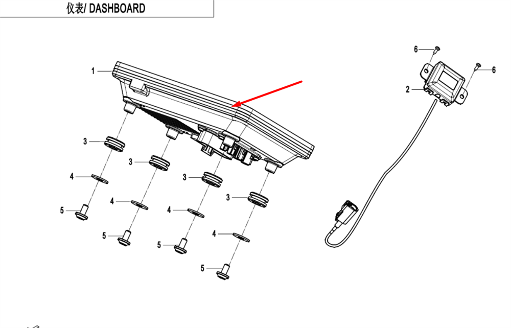 Панель приборов 8 дюймов (MMI) 9AWV-170500-8001-11