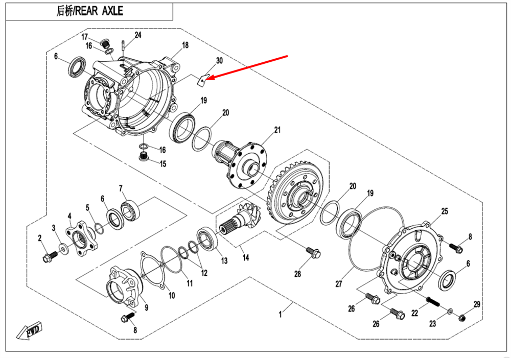 Отражатель масляный Q860-330005